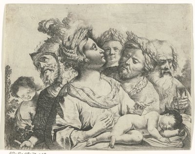ケレス、火星、土星 (四つの時代) 作： Frans van Mieris (II) (rejected attribution)