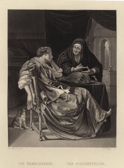 占い師 作： Frans van Mieris
