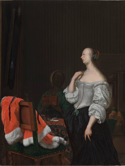 鏡の前に立つ女 作： フランス・ファン・ミーリス長老