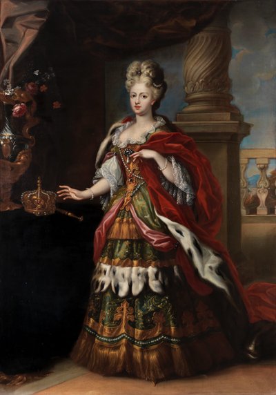 ブルンスウィック＝ヴォルフェンビュッテル公エリザベート・クリスティーネの肖像画 作： Frans van Stampart