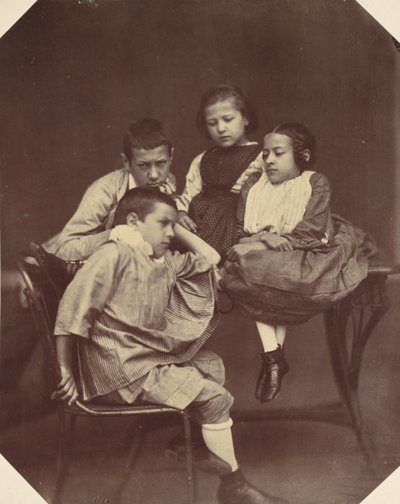 アルフォンス、オイゲン、マリー、エルミン アントワーヌ、1850 年代から 60 年代。 作： Franz Antoine