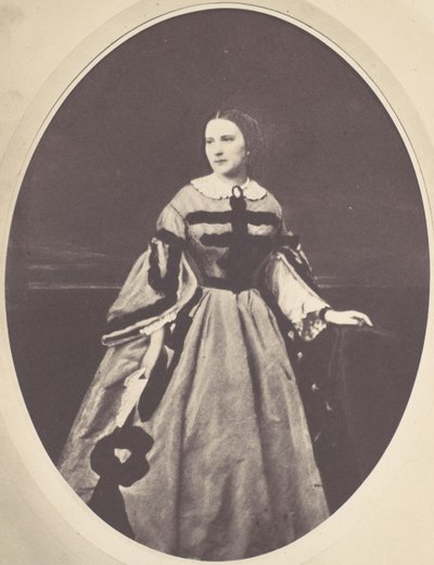 [女性のポートレート、立ち、左向き]、1850 年代から 60 年代。 作： Franz Antoine