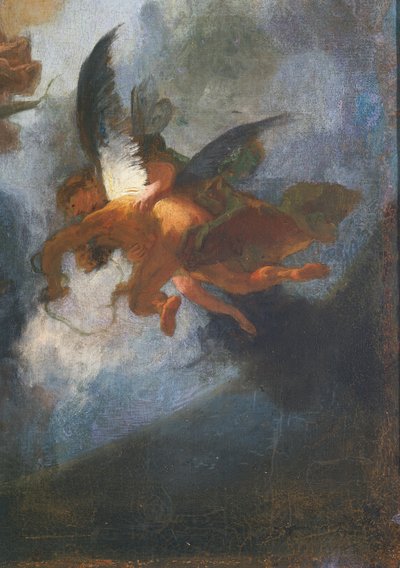フランツ・アナトン・モールバーシュ（1724-1796）作「全世界に対するイエズス会の使命のアレゴリー」より天使たちの部分。ドイツ 作： Franz Anton Maulbertsch