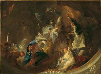 神殿での捧げ物 作： Franz Anton Maulbertsch