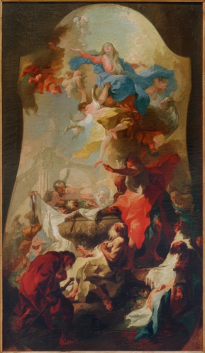 マリアの被昇天 作： Franz Anton Maulbertsch