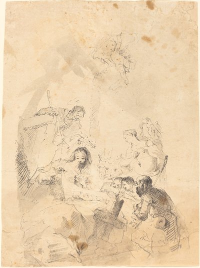 羊飼いの礼拝 作： Franz Anton Maulbertsch