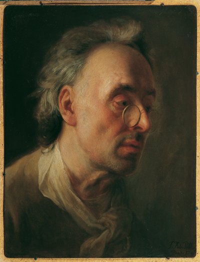 芸術家の父の肖像 作： Franz Anton Palko