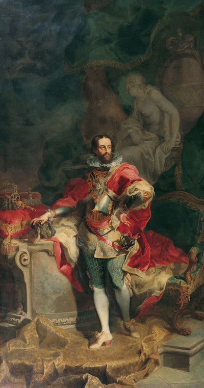 皇帝フェルディナンド 1 世の肖像画、1503 ～ 1564 年、1760 年頃。 作： Franz Anton Palko
