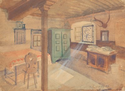 Tragößの農家パーラー 作： Franz Barwig d. Ä.
