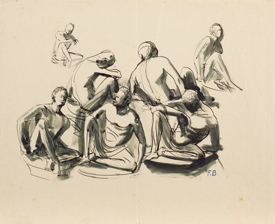 七人の若者 作： Franz Barwig d. Ä.