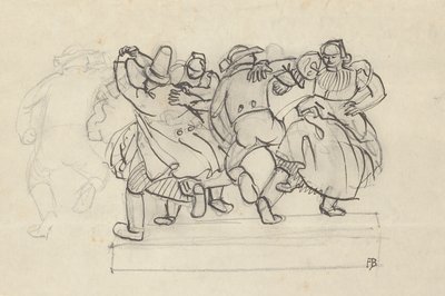 踊る百姓と安堵の勉強 作： Franz Barwig d. Ä.