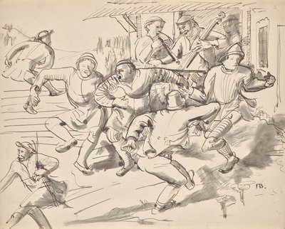 踊る農民 作： Franz Barwig d. Ä.