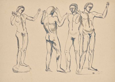 スピーカーの 4 つのスケッチ 作： Franz Barwig d. Ä.