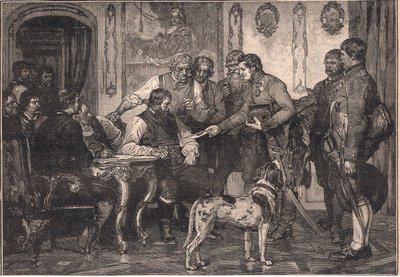 アンドリュー・ホーファーがチロルAD 1809の知事を任命 作： Franz Defregger