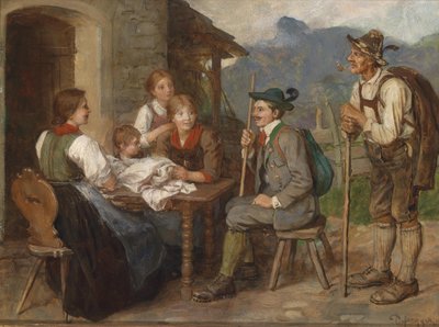 サロン・チロリアン 作： Franz Defregger