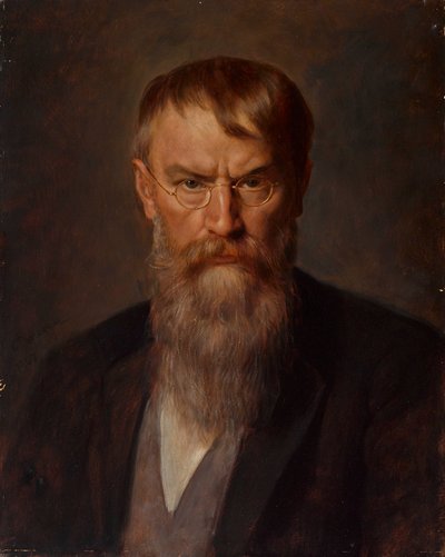 フランツ・フォン・レンバッハの肖像 1836-1904, 1907. 作： Franz Defregger von