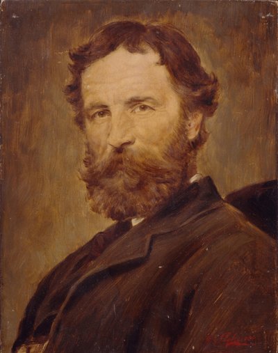 自画像 作： Franz Defregger von