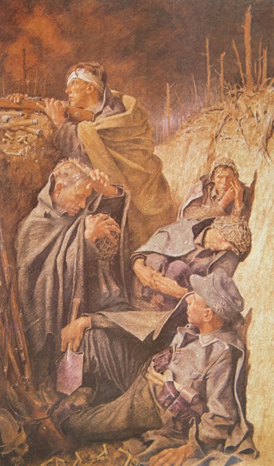 ドイツ兵の塹壕 作： Franz Eichhorst