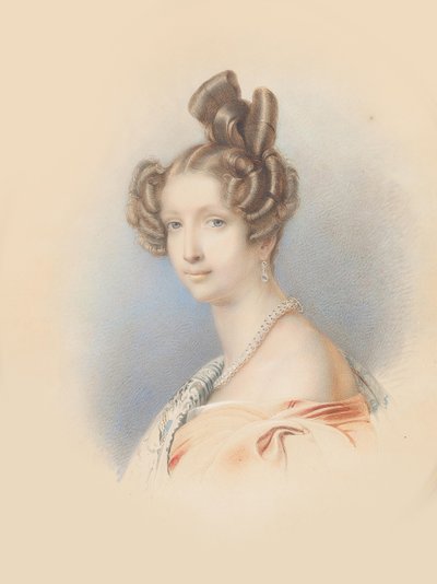 オーストリア大公ソフィー、バイエルン王女（1805～1872年）。 作： Franz Eybl