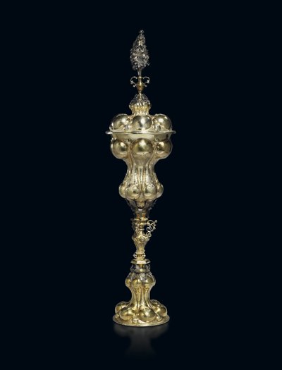 小包金カップとカバー、1609-29 作： Franz Fischer