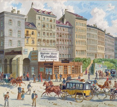 ウィーンのショッテントールとモルカーバスタイ 作： Franz Gerasch
