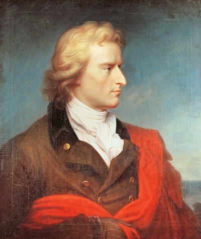 フリードリヒ・シラーの肖像 作： Franz Gerhard von Kugelgen
