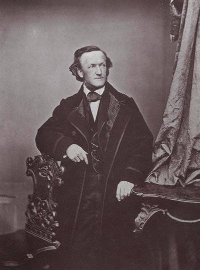 リチャードワーグナー、ドイツの作曲家、1860年代 作： Franz Hanfstaengl