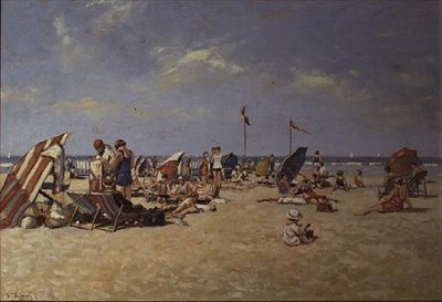 日光浴 作： Franz Helfferich