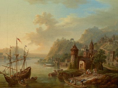 ラインの風景 作： Franz Hochecker