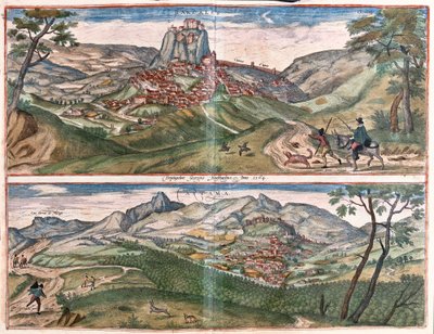 スペイン、アルダレスとカルタマ（彫刻 作： Franz Hogenberg