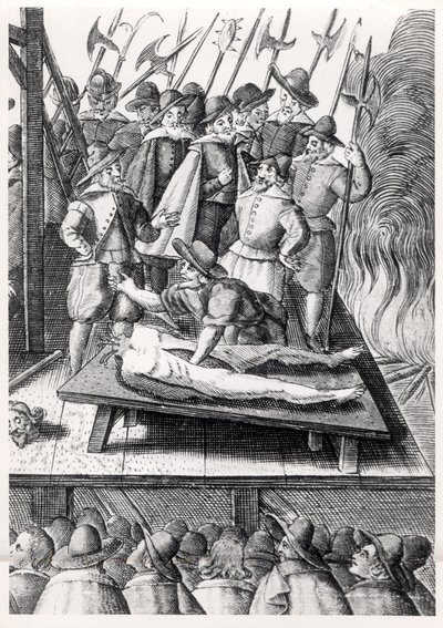 エリザベス1世（1533-1603）の治世中のイギリスにおけるカトリック教徒の処刑 作： Franz Hogenberg