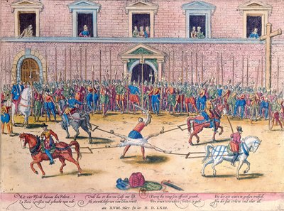 1563年3月18日にジーンドポルト、シェールドメールの処刑 作： Franz Hogenberg