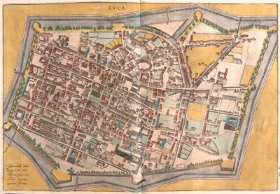 イタリア・ルッカ（彫刻 作： Franz Hogenberg