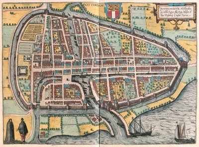 オランダ・ロッテルダム（彫刻 作： Franz Hogenberg