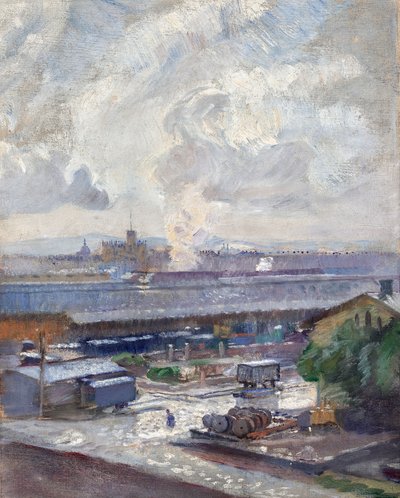 北方鉄道の石炭駅 作： Franz Hohenberger