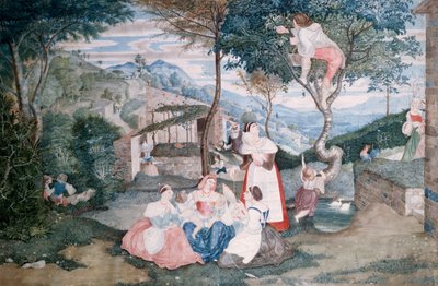 ドイツ語：Italienisches Landleben イタリアの田舎暮らし 作： Franz Horny