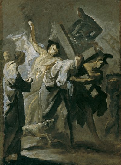 キリストは十字架を背負う 作： Franz Joseph Spiegler
