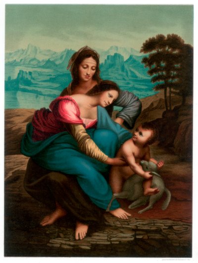 聖アンナの聖母子、c1510 1870 作： Franz Kellerhoven
