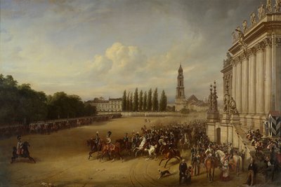 1817年のポツダムのパレード 作： フランツ・クルーガー