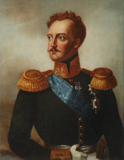アレクサンドル・フォン・ベンケンドルフ伯爵の肖像1783-1844 作： Franz Krüger