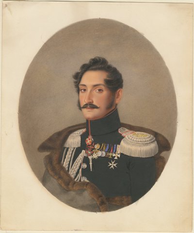 アレクセイ・フョードロヴィッチ・オルロフ伯爵の肖像1787-1862 作： Franz Krüger