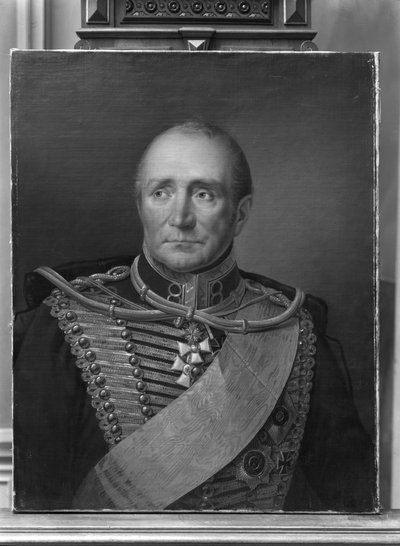 フォンジーテン将軍の肖像 作： Franz Krüger