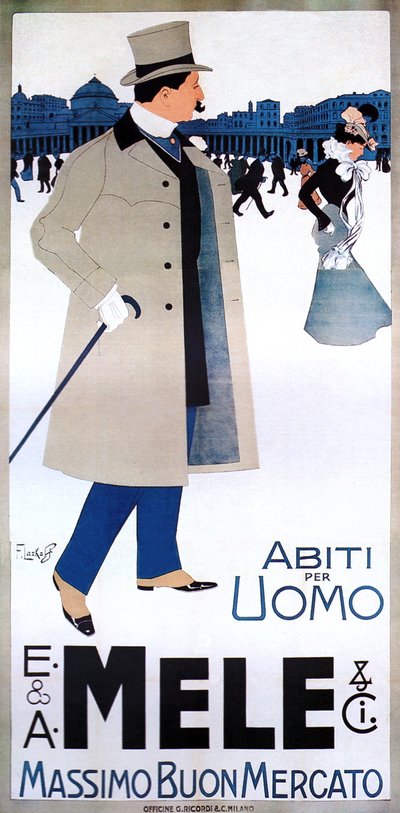 広場には男性もメレのファッションで登場 作： Franz Laskoff