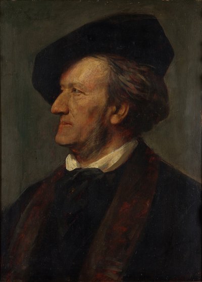 作曲家リヒャルト・ワーグナーの肖像 1813-1883 作： Franz von Lenbach