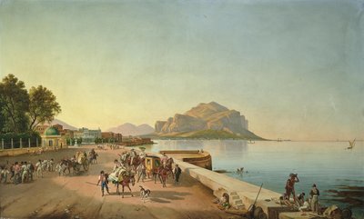 パレルモを散策する 作： Franz Ludwig Catel