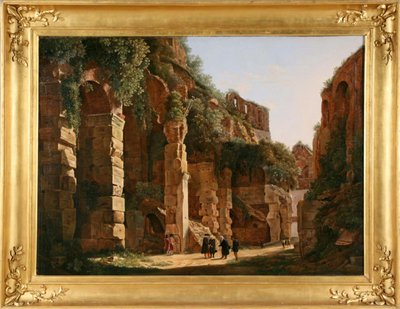 コロッセオの内部、c。 1823年。 作： Franz Ludwig Catel