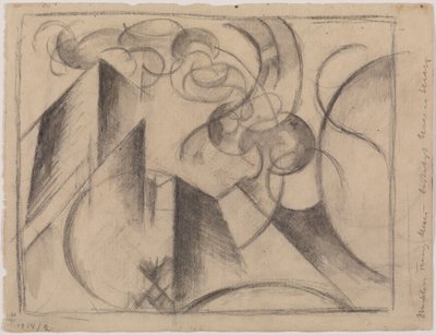 抽象画 作： Franz Marc