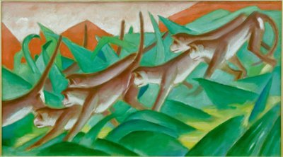 アフェンフリーズ 作： Franz Marc