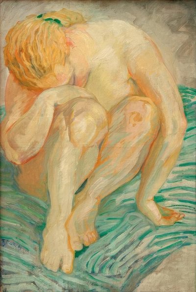 ヌード研究（女性ヌード） 作： Franz Marc