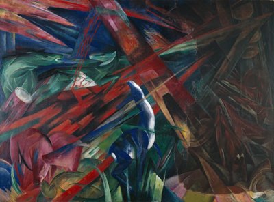 動物の運命、1913 作： Franz Marc